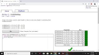 Array-1 (middleWay) Java Tutorial || Codingbat.com