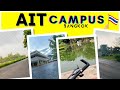 AIT drone view || AIT campus life || Asian Institute of Technology Bangkok Campus Tour ||