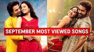 September 2024 Most Viewed Indian Songs | Top 25 Bollywood Hindi Songs Of September 2024