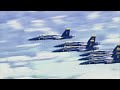 US Navy's Blue Angels Pay Tribute To Those Battling COVID-19