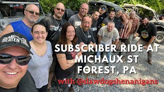 Michaux St Forest, PA Subscriber Ride,  July 15, 2023 with@slawdogshenanigans #atv #dcnr