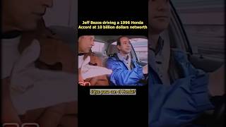 Jeff Bezos driving a 1996 Honda Accord at 10 billion dollars networth. #amazon#jeffbezos#bezos#jeff