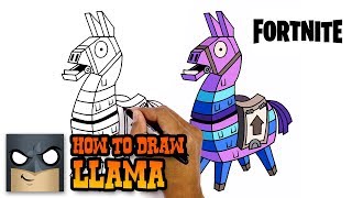 How to Draw Fortnite | Llama | Step-by-Step