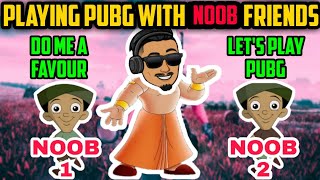 PLAYING PUBG LITE WITH NOOB FRIENDS😂 UIG INDIE #pubglive #pubgwithnoobs