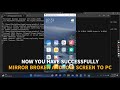 (RISKY METHOD) (READ DESC) MIRROR COMPLETELY BROKEN ANDROID SCREEN TO LAPTOP/PC.