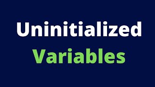Uninitialized Variables | Javascript