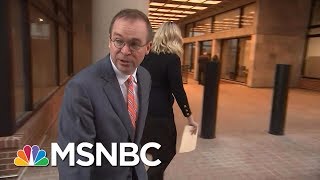 Mick Mulvaney Reports For Work As Lawsuit Threatens CFPB Appointment | MSNBC