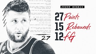 Jusuf Nurkic Highlights (27 points) | Trail Blazers vs Rockets | Oct. 28