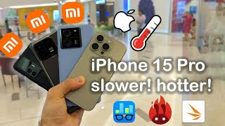 Heating Problem? - iPhone 15 Pro vs Xiaomi 13T Pro vs Xiaomi 13T vs Xiaomi 13 Pro vs Xiaomi 12T
