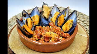 Receta Express Mejillones con txistorra