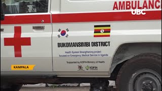 BUKOMANSIMBI RECEIVES EMERGENCY AMBULANCE