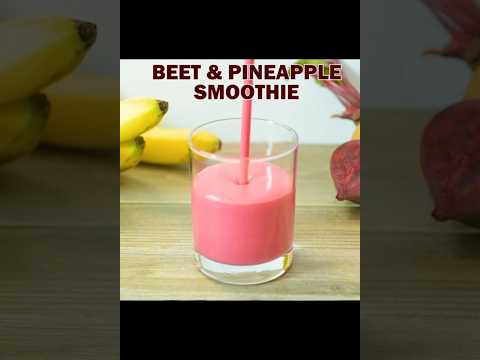 BEET and PINEAPPLE SMOOTHIE #diet #healthyfood #health #dieta #food #recipe #detox #smoothie #healthy