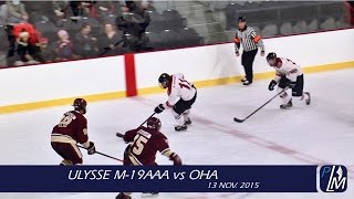 Ulysse M-19AAA vs OHA | 13 nov. 2015