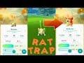 Pokemon Go Shiny Rattata Catch & Shiny Raticate Evolution