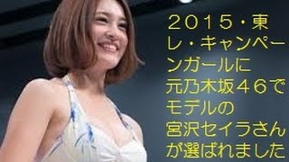 ２０１５・東レ・キャンペーンガールに元乃木坂４６でモデルの宮沢セイラさんが選ばれました