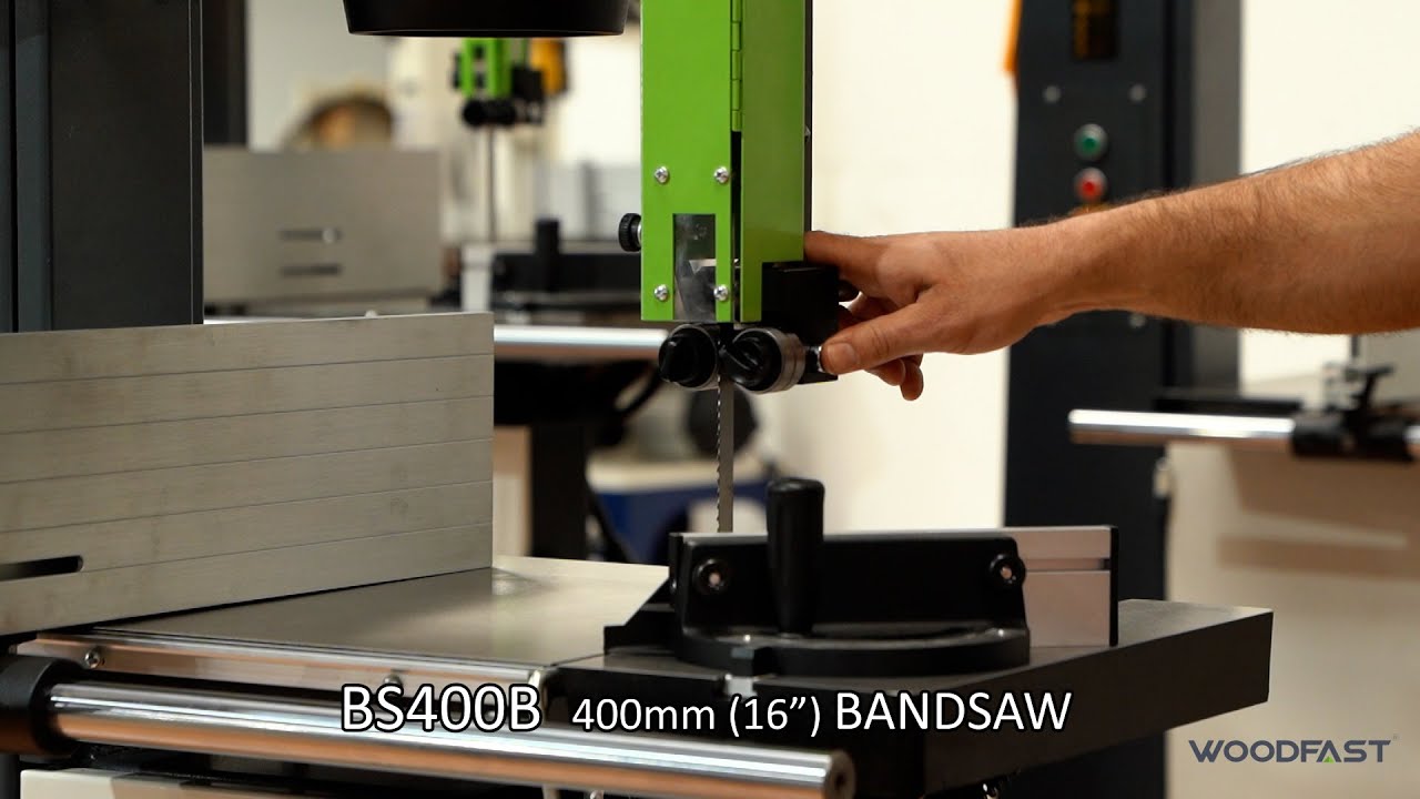 BS400B 400mm 16" Bandsaw By Woodfast Machinery - YouTube