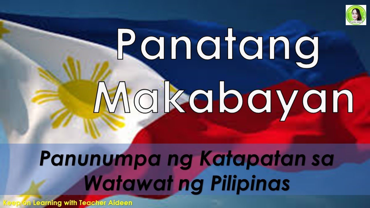 2023 REVISED PANATANG MAKABAYAN WITH PANUNUMPA NG KATAPATAN SA WATAWAT ...