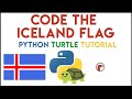 Python Turtle - Code the Icelandic Flag Tutorial