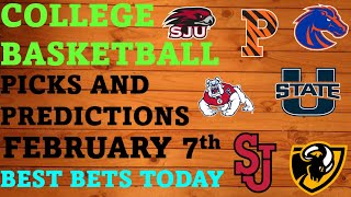 College Basketball Picks and Predictions February 7th Best Bets Today