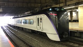 【東京の日常】特急あずさ25号松本行き！新宿駅停車中！発車を待つ！