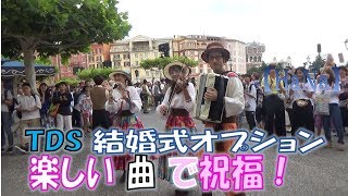 ディズニーシー 結婚式オプション「楽しい演奏で結婚式を祝福♪」【HaNa】