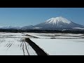 【ドローン空撮あり】冬の岩手山・３月