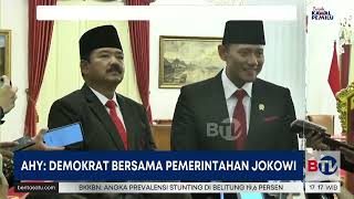 AHY Tegaskan Partai Demokrat Bersama Pemerintahan Jokowi