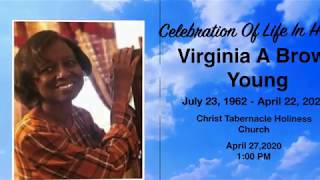 Funeral Services For Virginia A Brown Young