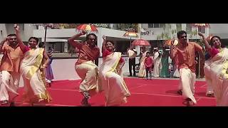 FlashMob by CyberParivar for Chungzz song : Onam 2017