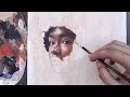 Learn to draw realistic portraits with oils, step by step, with minimal mean