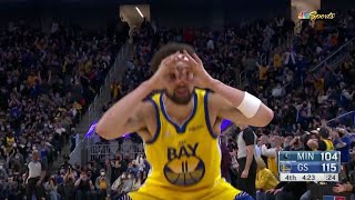 Explain One Play: Steph Curry and Klay Thompson reunite for a triple split cut to beat Wolves