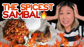 EXTRA SPICY🔥 Ayam gepuk pak gembus mukbang || The spiciest chicken in Malaysia [ENG][BAHASA][한글]