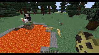 MineCraft Wolves and Ocelots beind Idiots. #short #minecraft