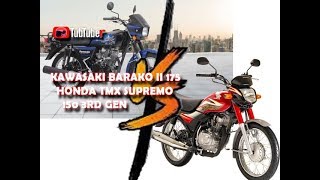 KAWASAKI BARAKO 2 2019 Compared Specification HONDA SUPREMO 3rd Generation 2019 | 2020 / 2021