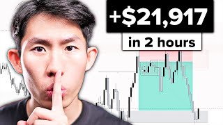 I made $21.9k daytrading LIVE...(almost went crazy)