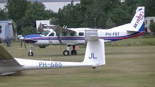 Cessna 208B Grand Caravan [PH-FST] Landing Hoogeveen Airport