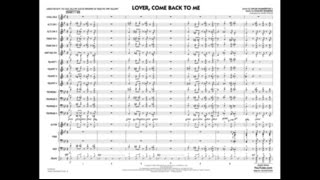 Lover, Come Back To Me arranged by Mark Taylor