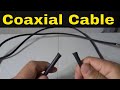 How To Fix A Cut Coaxial Cable-F Connector Repair Tutorial