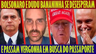 TENTE NÃO RIR! BOLSONARO E DUDU BANANINHA SE DESESPERAM E PASSAM VERGONHA EM BUSCA DO PASSAPORTE