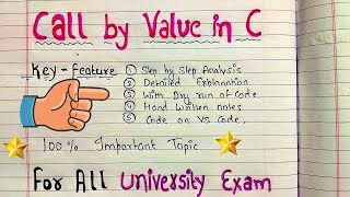 Call by Value in C | Functions in C Programming | Code Hacker