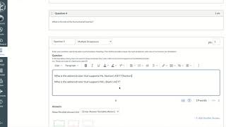 Canvas Tutorial ~ Quizzes - Multiple Dropdown Questions