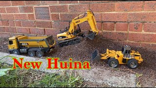 The best set huina 1550 dump truck and huina 580 excavator