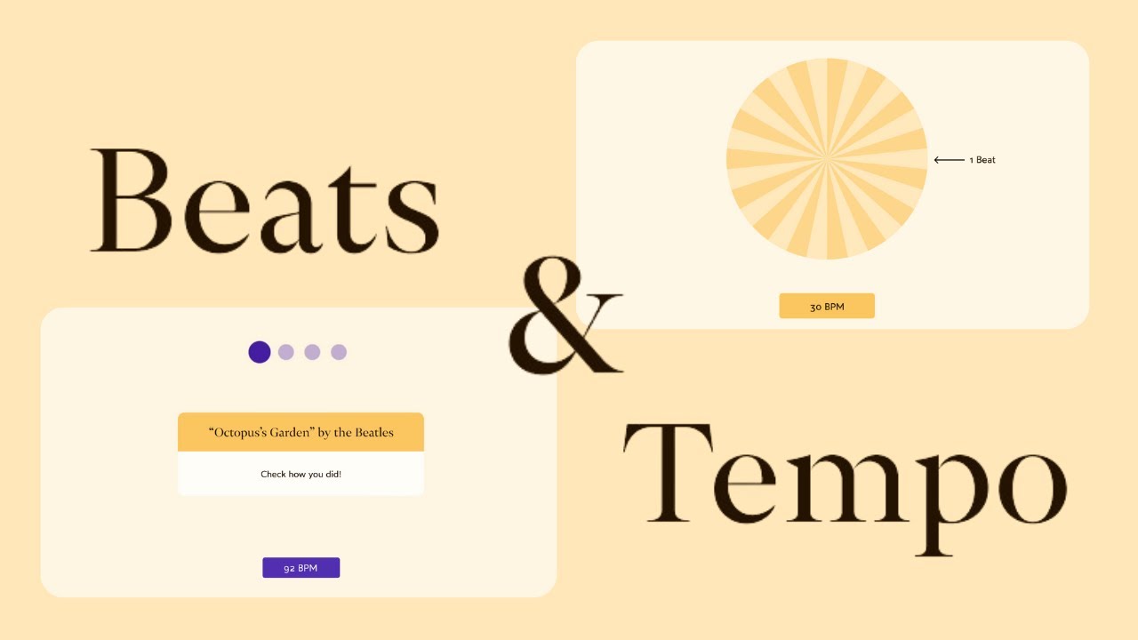 Introduction To Rhythms Beats Tempo Youtube