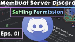 Cara membuat server discord keren | Setting Permission | Server Discord