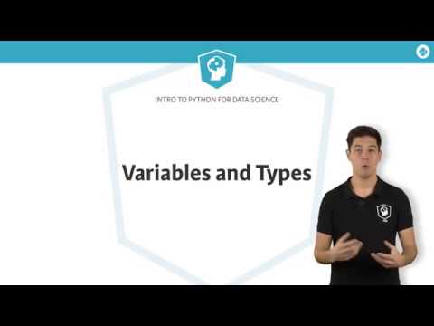 Variables and types in Python