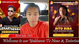 TRIPURA HASTEO PHAITONGU ARUNACHAL NI SINGER RITO RIBA || 4th JULY SALMARIO