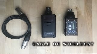 XLR CABLE VS WIRELESS TRANSMITTERS / LECTROSONICS + RODE +CANARE