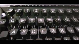 Demonstration of the 1959 Olympia SM-3 Typewriter for sale on Ebay