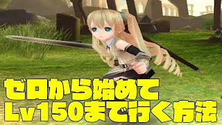 【トーラムオンライン】実践的レベリングでLv150までで目指す！導入編