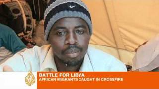 Migrants caught in Libya crossfire